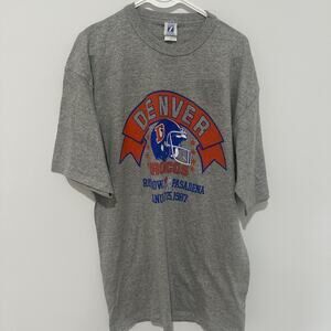 Vintage 1987 Denver Broncos Super Bowl T-Shirt - XL